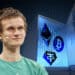 Vitalik Buterin junto a reserva de ethereum, bitcoin y tether.