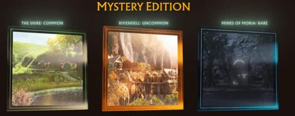 Colección de NFT del Señor de los anillos.