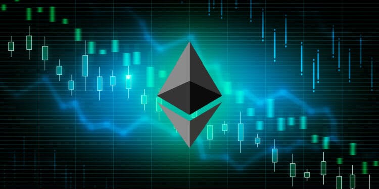 Ethereum con gráfico positivo pero descendente