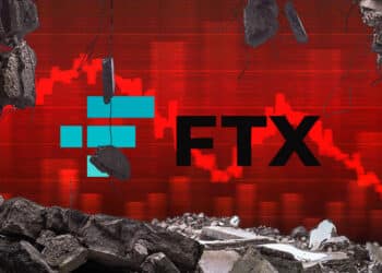 FTX en panorama de derrumbe con gráfico rojo