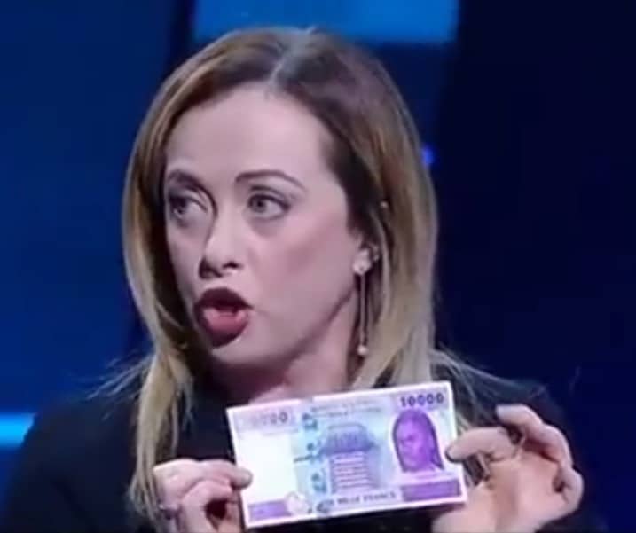 La primera ministra de Italia Giorgia Meloni