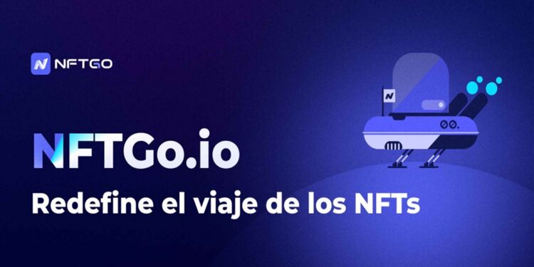 Pancarta promocional de NFTgo.io