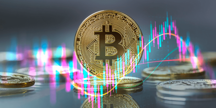 Bitcoin junto a mercado volátil.