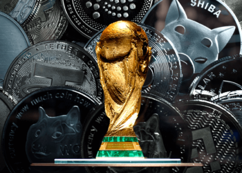 Copa Mundial de Futbol junto a altcoins.
