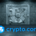 Bóveda junto a logo de crypto.com.