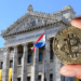 Senado de Uruguay junto a bitcoin.