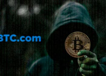 hacker con logo de btc.com