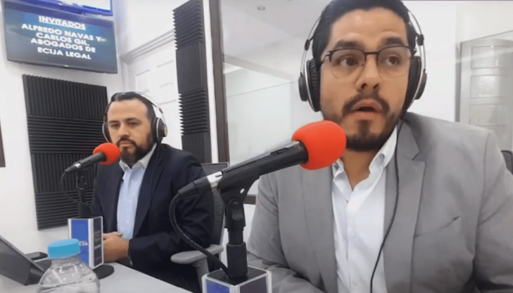 abogados salvadoreños Carlos Gil y Alfredo Navas