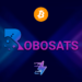 Logo del exchange RoboSats junto a robots.