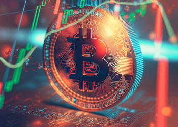 Bitcoin en el mercado rojo.