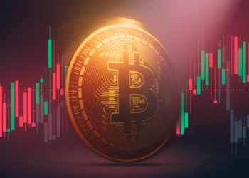 Bitcoin en el mercado rojo.