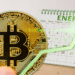 Bitcoin con calendario de enero.