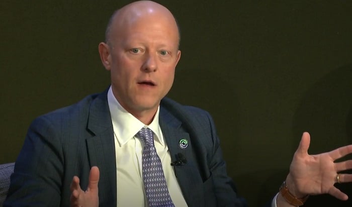 Jeremy Allaire, durante el Foro Economico mundial 2023
