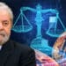 Lula Da Silva con BTC y balanza de la justicia