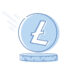 ilustracion de moneda de litecoin