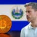 Saifedean Ammous, bitcoin y bandera de El Salvador.