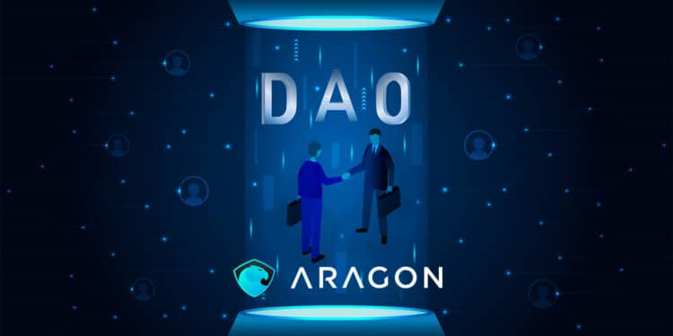 DAO y logo de Aragon.