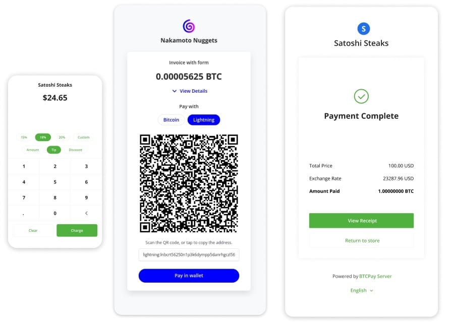 Plataforma BTCPay.