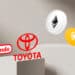 Logo de Nintendo, Toyota y altcoins como ETH y BNB.