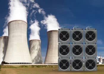 Planta de energía nuclear y mineros de bitcoin.