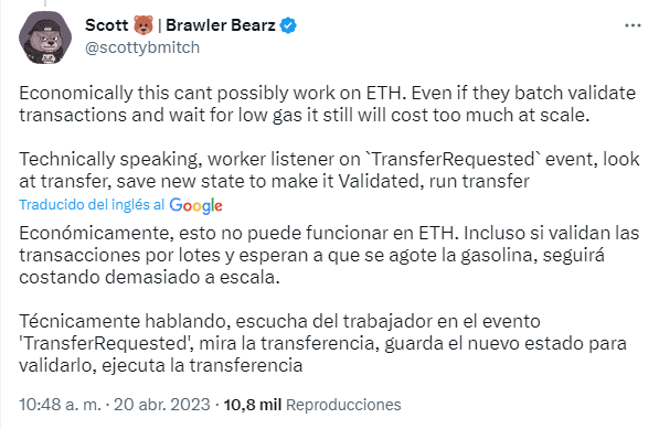 Critica a la stablecoin del euro.