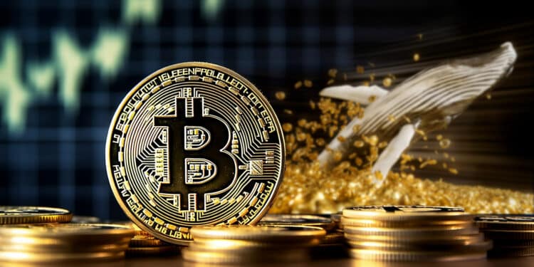 Bitcoin a 30000 y ballena de fondo.