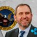 Ceo de Ripple y logo de la SEC.