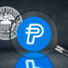 Criptomoneda de Paypal y logo de la FED.