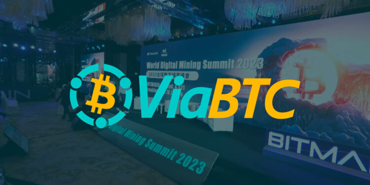 Logo de la empresa de mineria de criptomonedas Via BTC.