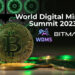Bitcoin, mineros, logo de Bitmain y WDMS.