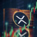 XRP y gráfico alcista.