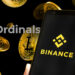 Binance, ordinals y bitcoin.