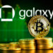 Bitcoin alcista y logo de Galaxy Digital.