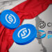 Stablecoin, bandera de Chile, logo de circle y mercado pago.