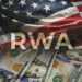 RWA y bandera de Estados Unidos.