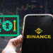 Binance y llaves de criptomonedas.