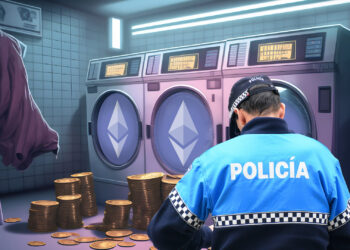 Policía y lavado de ethereum.