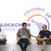 De izquierda a derecha David Carvajal, Gustavo Salaiz, David Ramírez y Nicolás Jaramillo. Fuente: Blockchain Summit Latam - YouTube.
