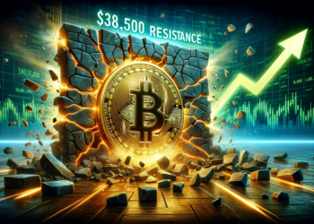 ¿Superará bitcoin los 38.500 dólares pronto? - Fuente: Dall-E, por OpenAI.