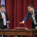 A la izquierda de la imagen, el gobernador de la Provincia de Buenos Aires, Axel Kiciloff; a la derecha, el ministro Carlos Bianco. Fuente: Carlos Bianco - X.