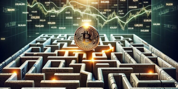 Nodecharts vería positivo un retroceso para el precio de bitcoin. Imagen: ChatGPT / Dall-E.