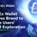 Pancarta promocional del rebranding de lCoinEx Wallet.