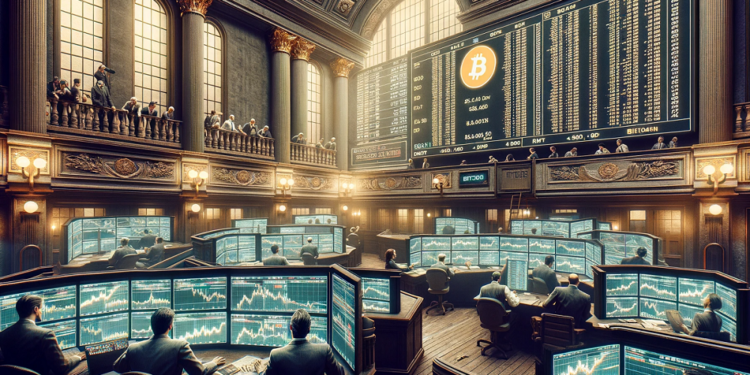 Los ETF de bitcoin al contado ya se comercian en las bolsas de valores estadounidenses. Fuente: Dall-E, por OpenAI.