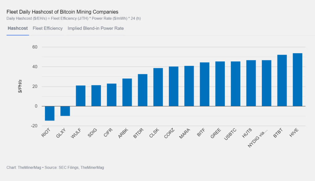 Eficiencia mineros halving.