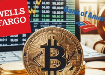 Los bancos ceden ante la creciente demanda de los ETF de bitcoin por parte de los inversionistas institucionales. Fuente: Microsoft Designer/Composición por CriptoNoticias.
