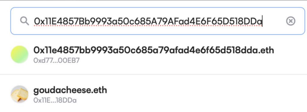 Copia address Ethereum.