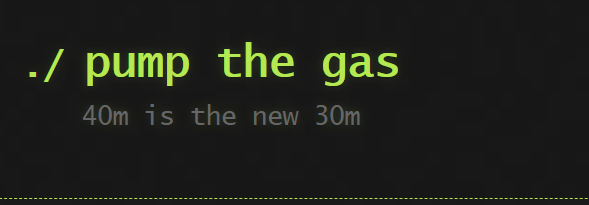 Pump the gas Ethereum.