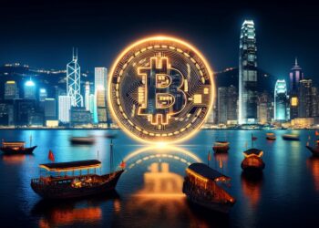 Las puertas de Hong Kong están abiertas para bitcoin. Fuente: Dall-E, por OpenAI.