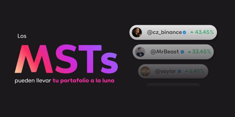 Pancarta promocional de los tokens social MST de Gamium.