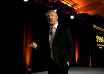 Michael Saylor es el fundador y presidente de MicroStrategy. Fuente: Bitcoin Magazine - YouTube - Captura de pantalla por CriptoNoticias.